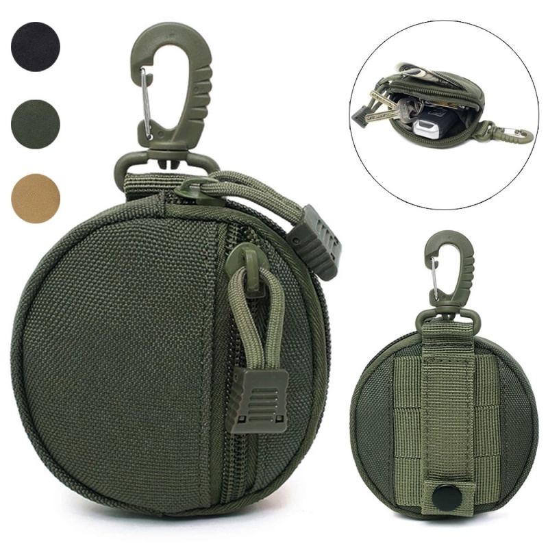 Edc Carry Pack - Multifunctionele outdoor heuptas, tactische nylon mini-sleutelhangertas