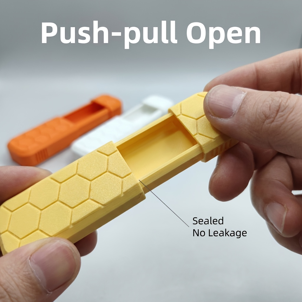 Edc Pill Carry - EDC Slide Open opbergdoos Zakpillendoosje Textuurgreep