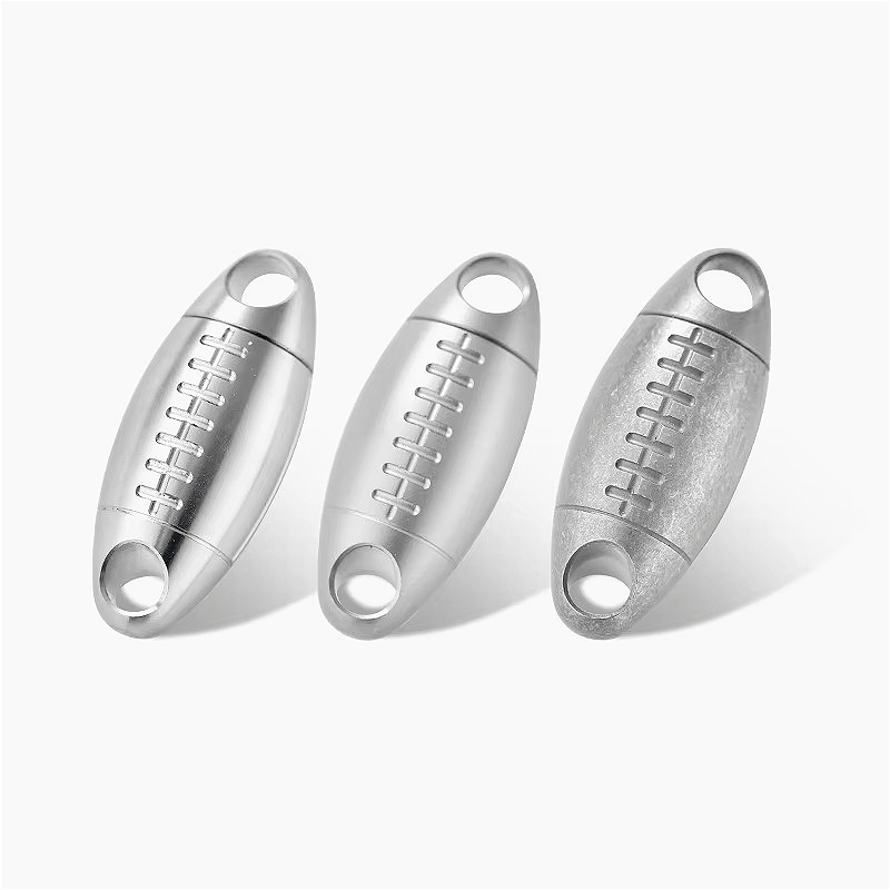 Edc Carry Accessories - Titanium Rugby-vormige sleutelhanger, hoge hardheid, lichtgewicht,