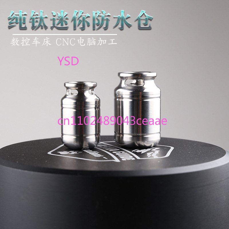 Mini titanium waterdichte pilh - Edc Pill Carry recensie en prijs