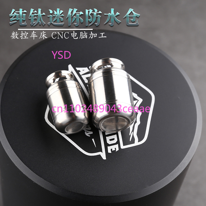 Mini titanium waterdichte pilh - Edc Pill Carry recensie en prijs