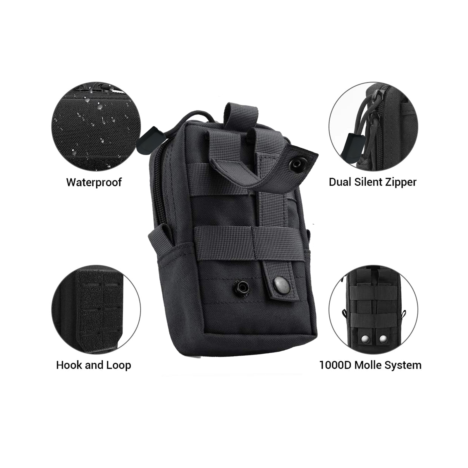 Tactische Molle Pouch Heuptas  - Edc Carry Pack recensie en prijs