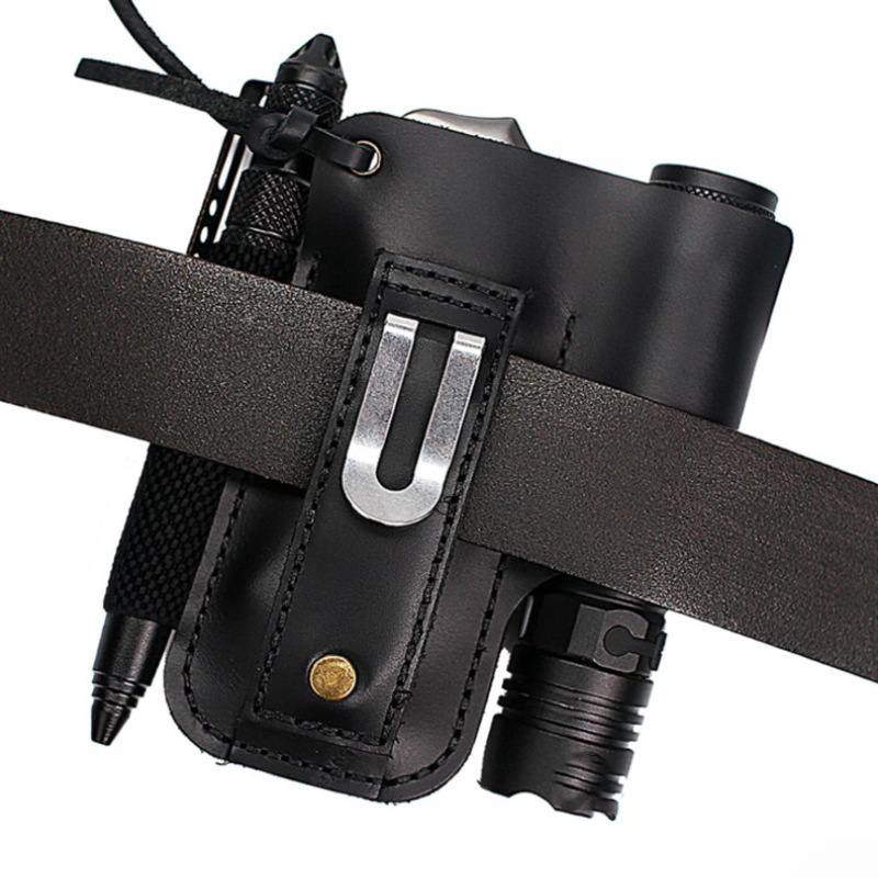 EDC Lederen Zaklamp- en Gereed - Edc Carry Belt recensie en prijs