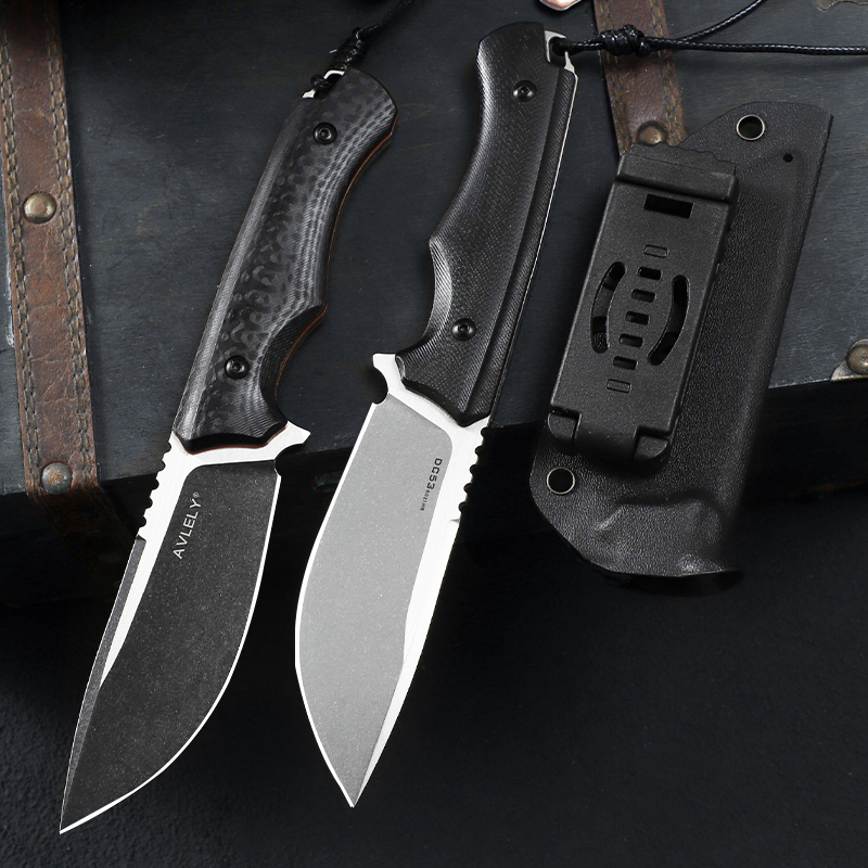 DC53 stalen mes met vast lemme - Edc Fixed Blade Deep Carry recensie en prijs