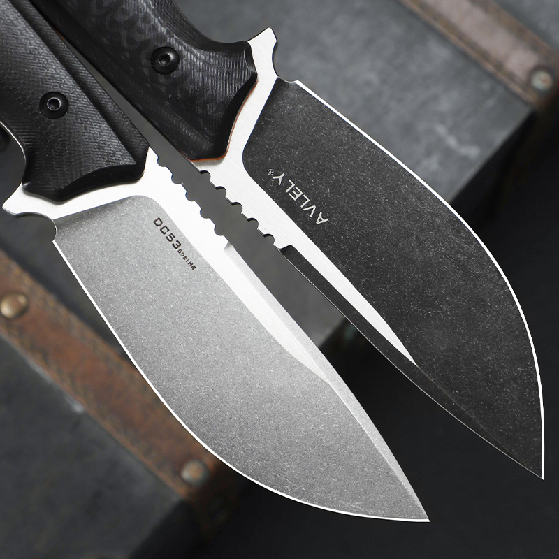 DC53 stalen mes met vast lemme - Edc Fixed Blade Deep Carry recensie en prijs
