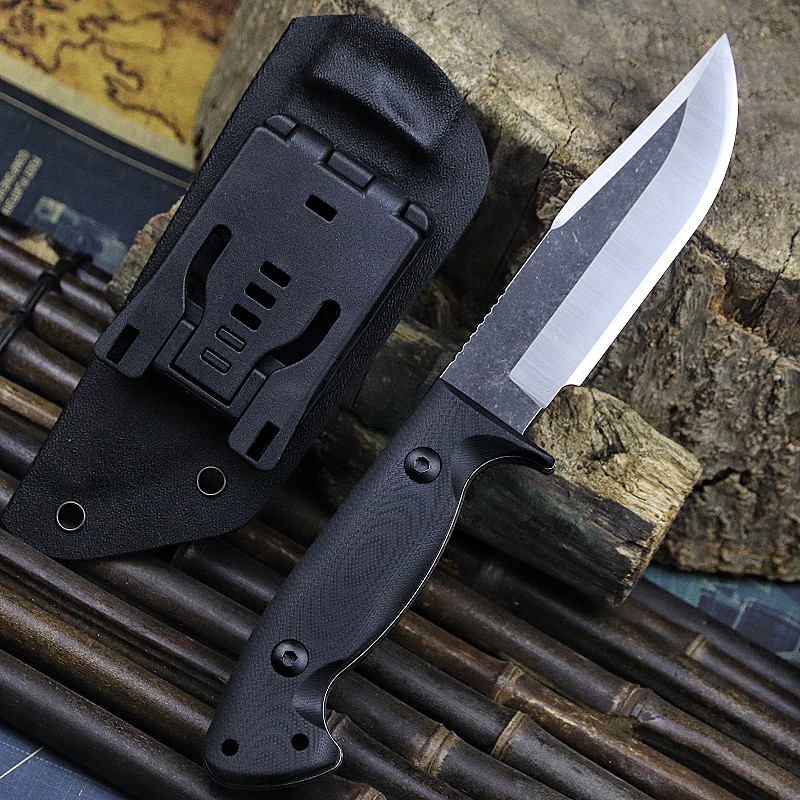 Amerikaans klassiek D2 staal m - Edc Fixed Blade Deep Carry recensie en prijs