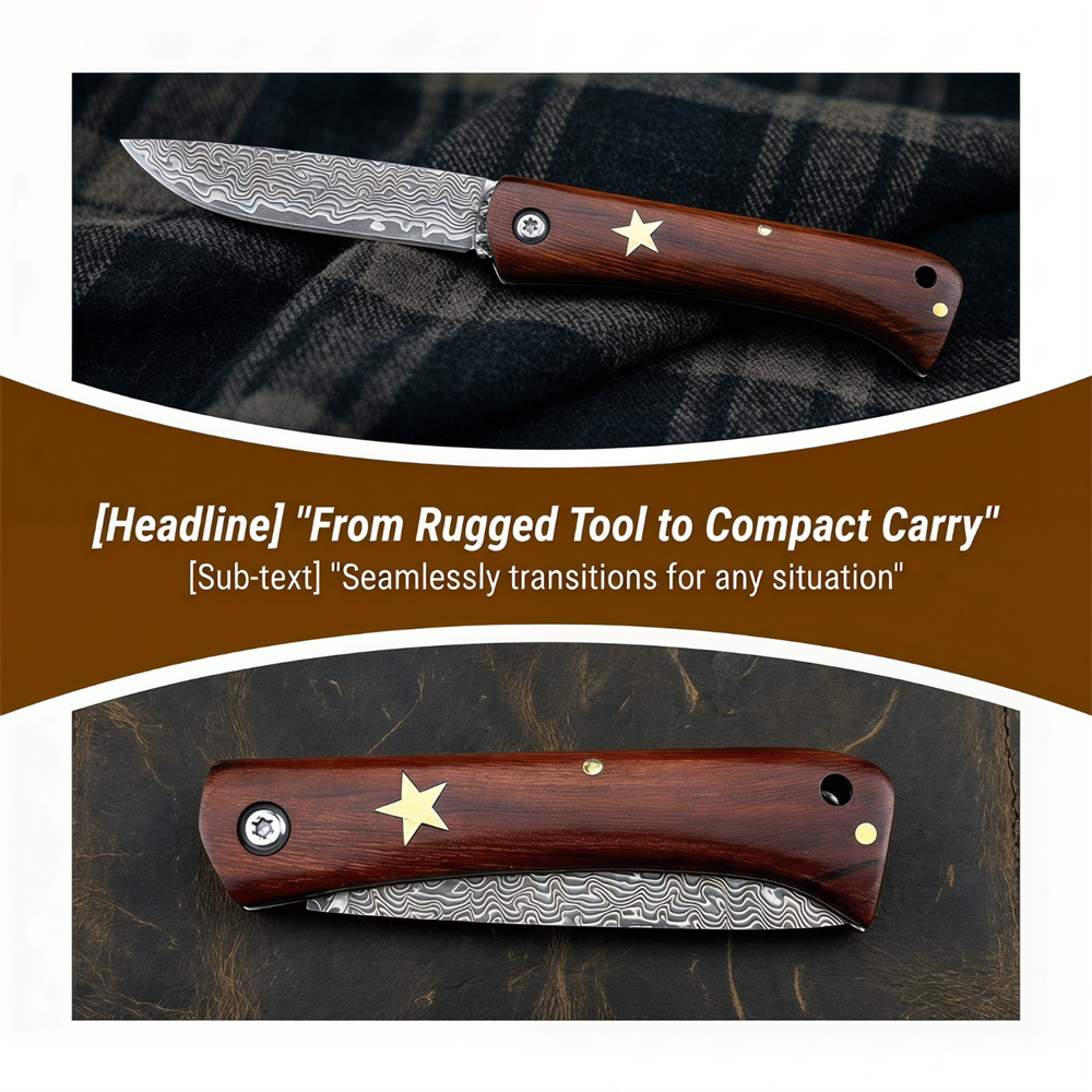 Compact Outdoor Survival Damas - Edc Fixed Blade Deep Carry recensie en prijs