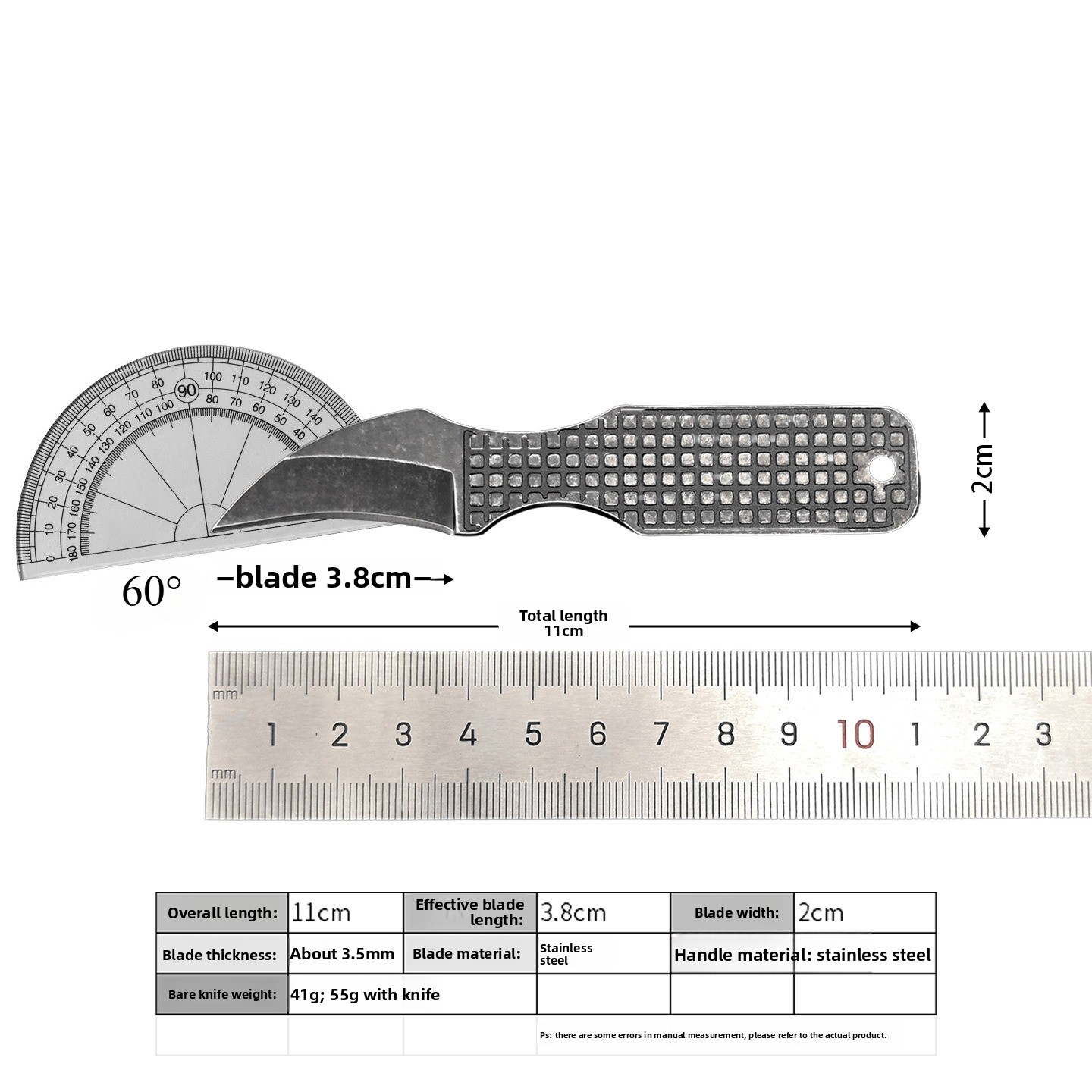 2026 Nieuw compact mes met vas - Edc Fixed Blade Deep Carry recensie en prijs